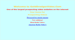 Desktop Screenshot of golddredgervideo.com