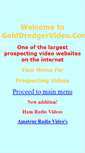 Mobile Screenshot of golddredgervideo.com